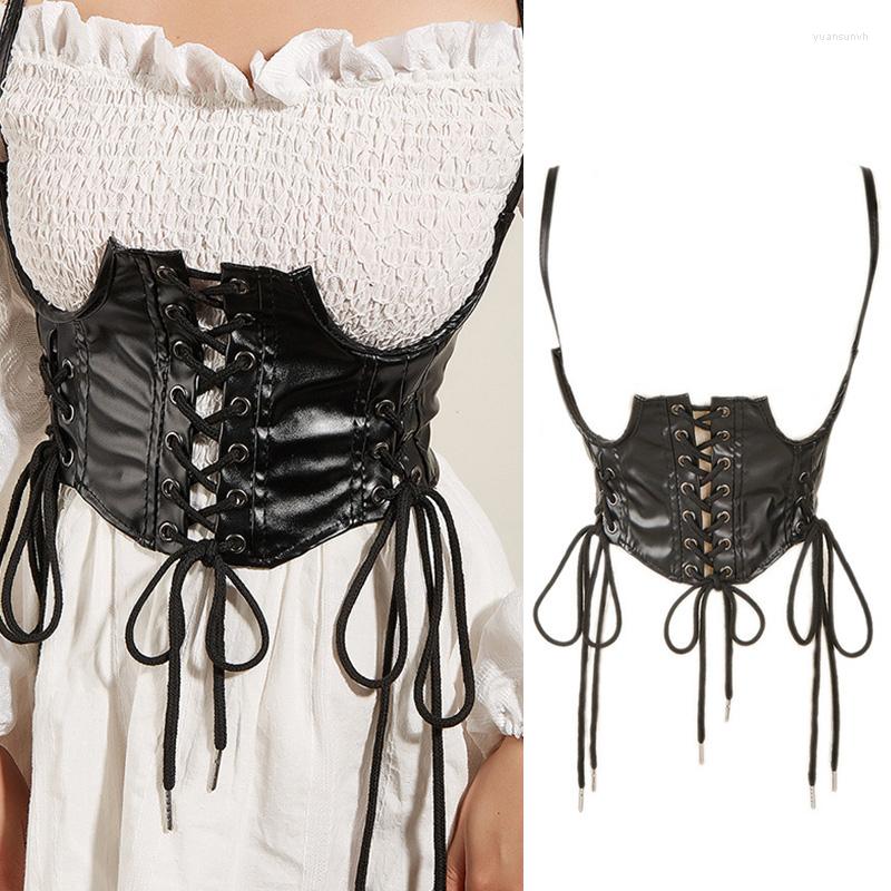 Belts 2022 Shapewear Corset Punk Black Wide Belt Pu Leather Slimming Body For Women Elastic High Adjustable Vintage Gothic
Belts 2022 Shapewear Corset Punk Black Wide Belt Pu Leather Slimming Body For Women Elastic High Adjustable Vintage Gothic