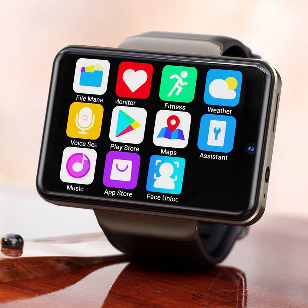 Smart Watches DM100 Watch Men 4G Android Dual Camera 2080 mAh Battery Wifi GPS Big Screen watch for 221114