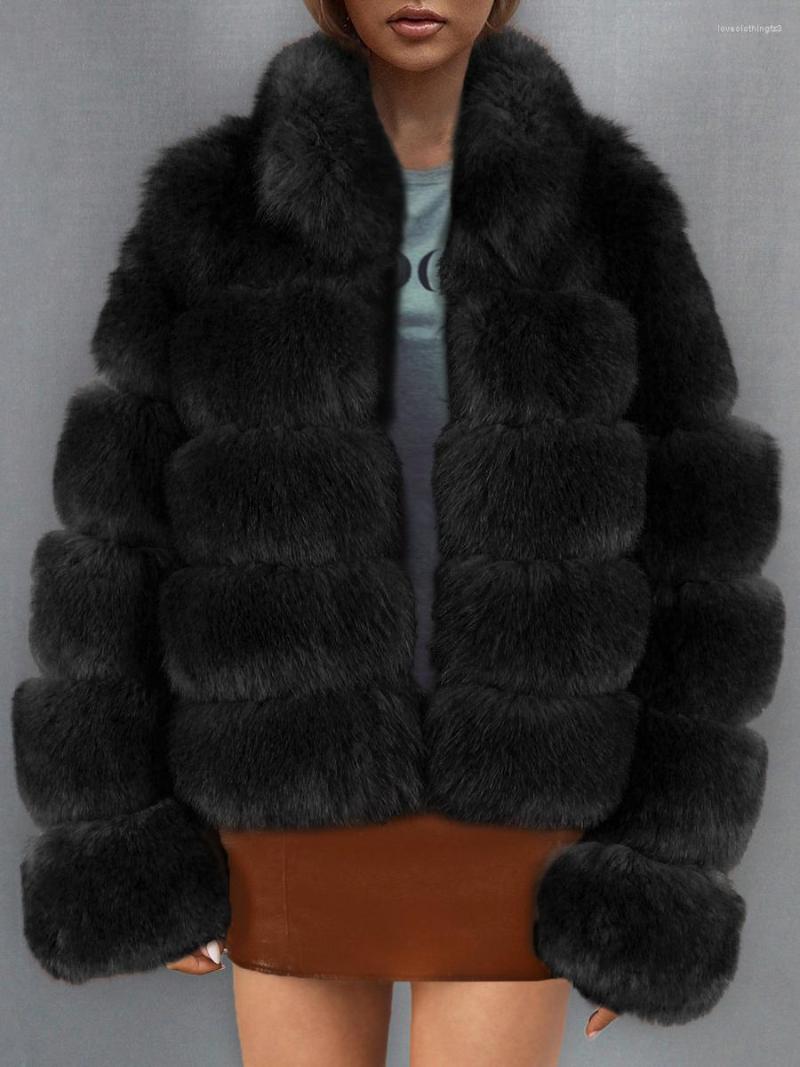 Women' Fur Elegant Women 2022 Stand Collar Faux Coats Winter Jackets High Street Fashion Female Outerwear Thick Warm Black Coat, White
Women' Fur Elegant Women 2022 Stand Collar Faux Coats Winter Jackets High Street Fashion Female Outerwear Thick Warm Black Coat, White