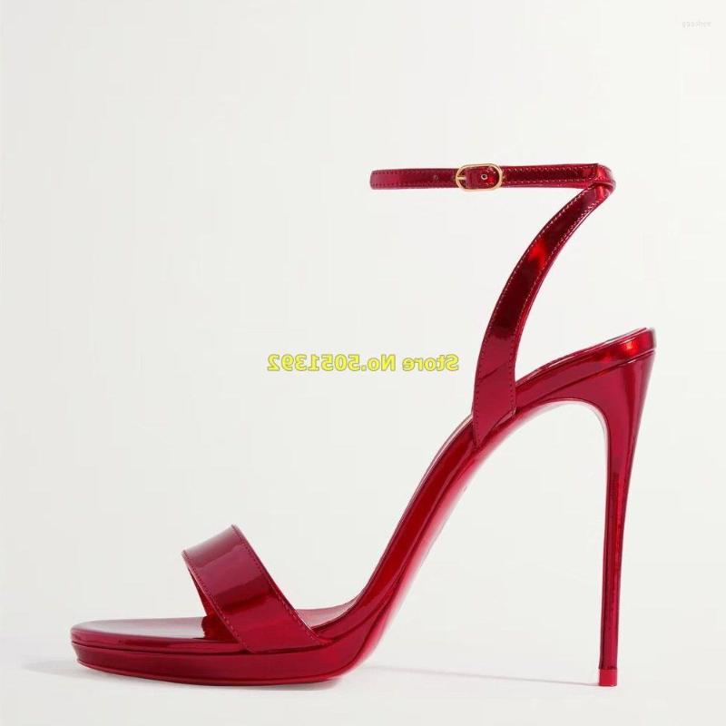 Sandals Red Metallic Stiletto Heels Round Toe Ankle Strap 2022 Arrivals Summer Shoes One Thin High Heel, Multi
Sandals Red Metallic Stiletto Heels Round Toe Ankle Strap 2022 Arrivals Summer Shoes One Thin High Heel, Multi
