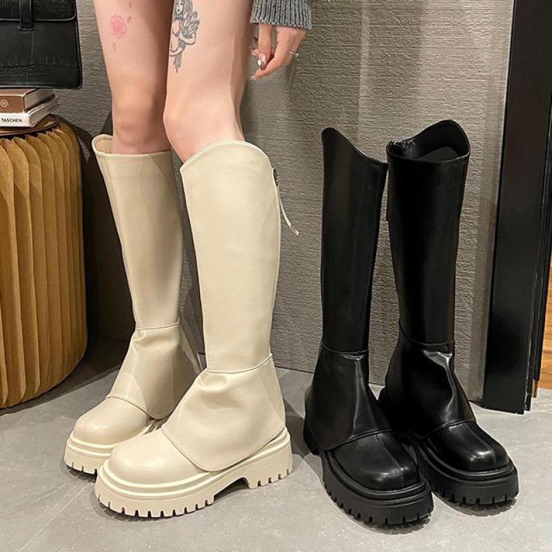 Boots Women Platform Knee High Boots 2023 Autumn Gothic Shoes Round Toe Zip Long Riding Female Fashion Ytmtloy Botines De Mujer Sexy 221114, Beige
Boots Women Platform Knee High Boots 2023 Autumn Gothic Shoes Round Toe Zip Long Riding Female Fashion Ytmtloy Botines De Mujer Sexy 221114, Beige