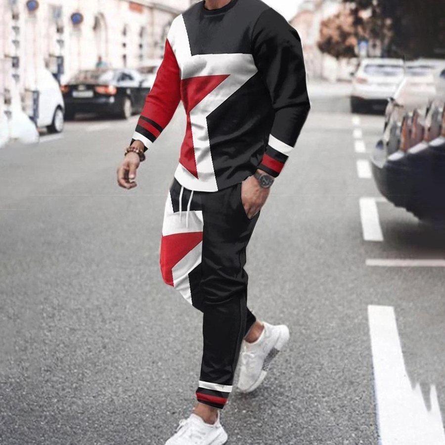 Men' Tracksuits Men Clothes Set Fashion Long Sleeved T ShirtTrousers Casual Tracksuit 2 Piece Suit Male Sportswear Streetwear Men Clothes 221114
Men' Tracksuits Men Clothes Set Fashion Long Sleeved T ShirtTrousers Casual Tracksuit 2 Piece Suit Male Sportswear Streetwear Men Clothes 221114