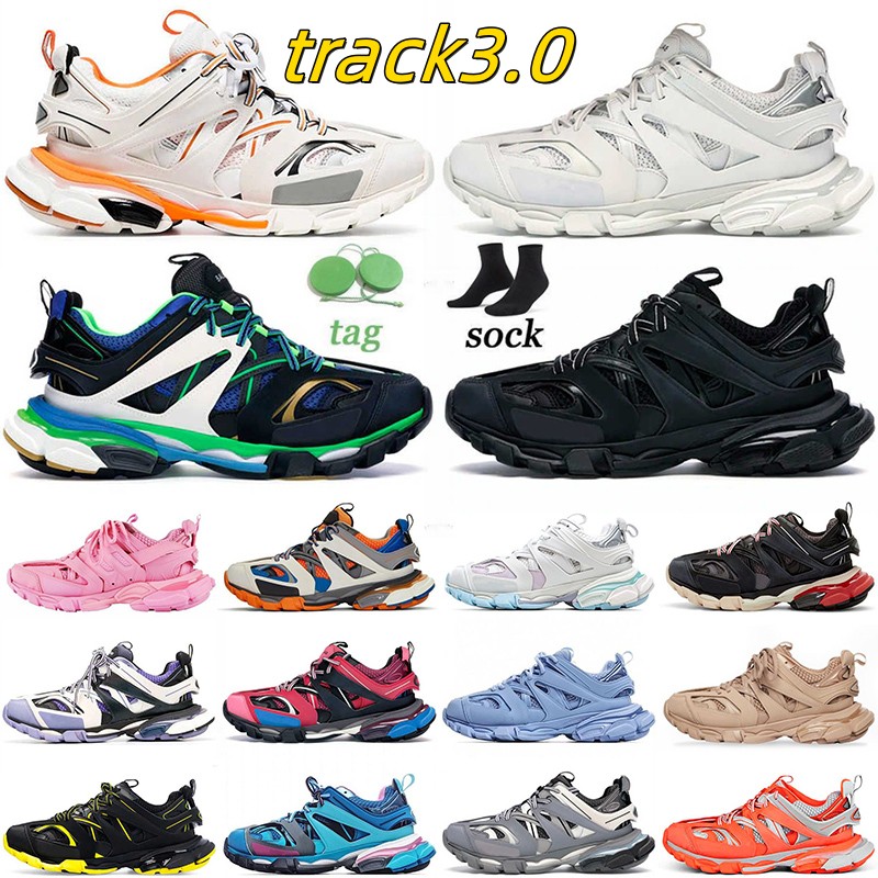 Designer Track 3 3.0 Casual Shoes Tess.S. Gomma Nylon Printed Men Women Sneakers Leather Trainer Luxury Brand White Black Platform Trainers Shoe
Designer Track 3 3.0 Casual Shoes Tess.S. Gomma Nylon Printed Men Women Sneakers Leather Trainer Luxury Brand White Black Platform Trainers Shoe