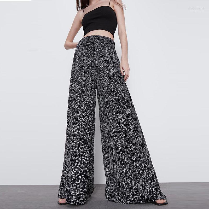Women' Pants Women Summer Fashion Dot Print Wide Leg High Waist Casual Lace Up Bow Street Wear Office Lady Trousers Women' & Capris, Black
Women' Pants Women Summer Fashion Dot Print Wide Leg High Waist Casual Lace Up Bow Street Wear Office Lady Trousers Women' & Capris, Black