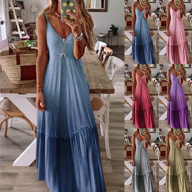Casual Dresses 2022 Fashion Womens Cool Solid Gradient Comfy Plus Size Camisole Elegant Summer Dress S-5XL Female, Bu
Casual Dresses 2022 Fashion Womens Cool Solid Gradient Comfy Plus Size Camisole Elegant Summer Dress S-5XL Female, Bu