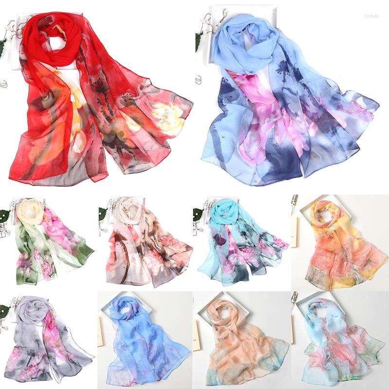 Scarves Soft Floral Lotus Leaf Long Shawl Print Bandana Headscarf Women Chiffon Georgette Scarf Summer Beach Sunscreen
Scarves Soft Floral Lotus Leaf Long Shawl Print Bandana Headscarf Women Chiffon Georgette Scarf Summer Beach Sunscreen