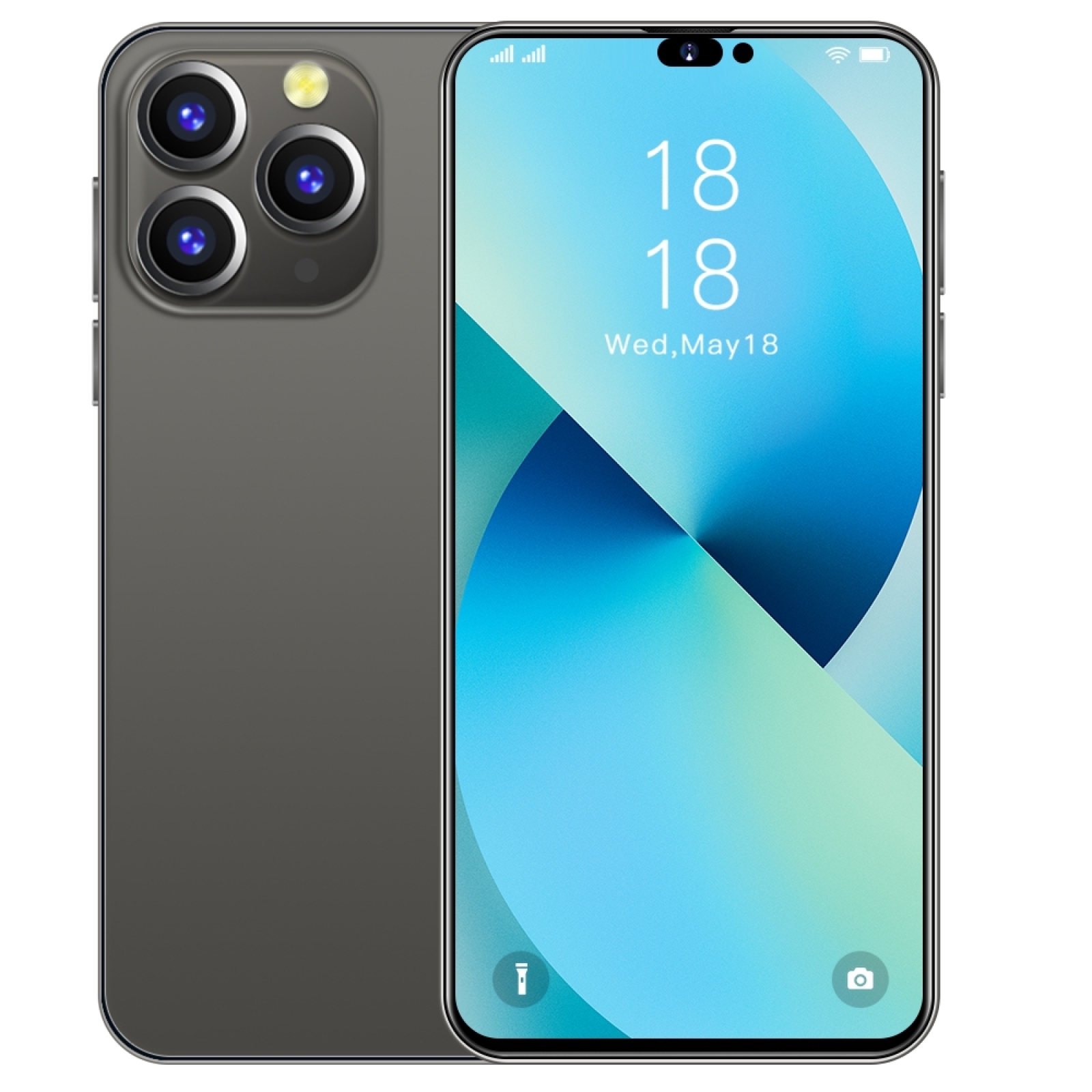 i14 Pro Max N85 2GB 8GB 6.1 inch Screen Face Identification Android 6.0 Spreadtrum 7731G Quad Core Network 3G Dual SIM with 64GB TF Card
i14 Pro Max N85 2GB 8GB 6.1 inch Screen Face Identification Android 6.0 Spreadtrum 7731G Quad Core Network 3G Dual SIM with 64GB TF Card