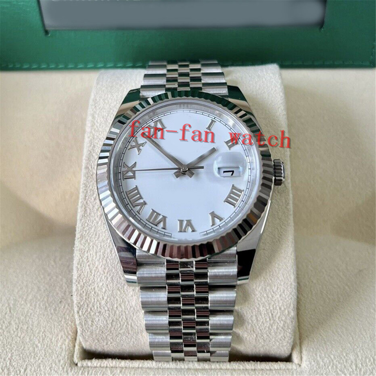 2022 men watches 126334 Datejust 41mm Jubilee Rome Dial Box Papers Jubilee Bracelet men's Automatic Watch, White
2022 men watches 126334 Datejust 41mm Jubilee Rome Dial Box Papers Jubilee Bracelet men's Automatic Watch, White
