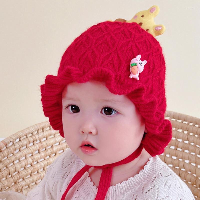 Hats Children Cartoon Warm Hat 6-24 Months Baby Winter Beanies For Kids Knitted Lace Outdoor Ski, Yellow
Hats Children Cartoon Warm Hat 6-24 Months Baby Winter Beanies For Kids Knitted Lace Outdoor Ski, Yellow