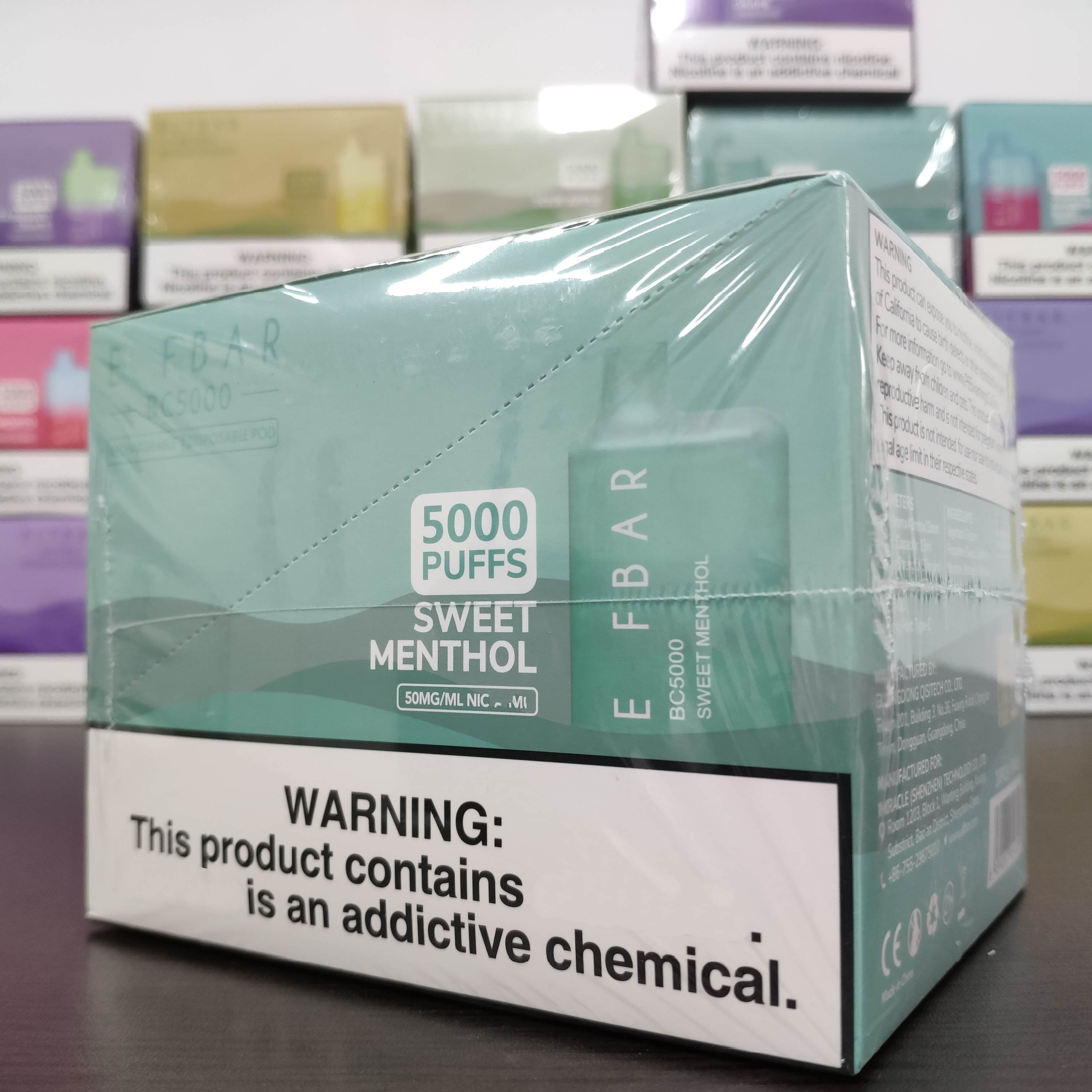 ELF 5000 PUFFS BAR Rechargeable Disposable Electronic Cigarette 13ml wholesale Vape bar
ELF 5000 PUFFS BAR Rechargeable Disposable Electronic Cigarette 13ml wholesale Vape bar
