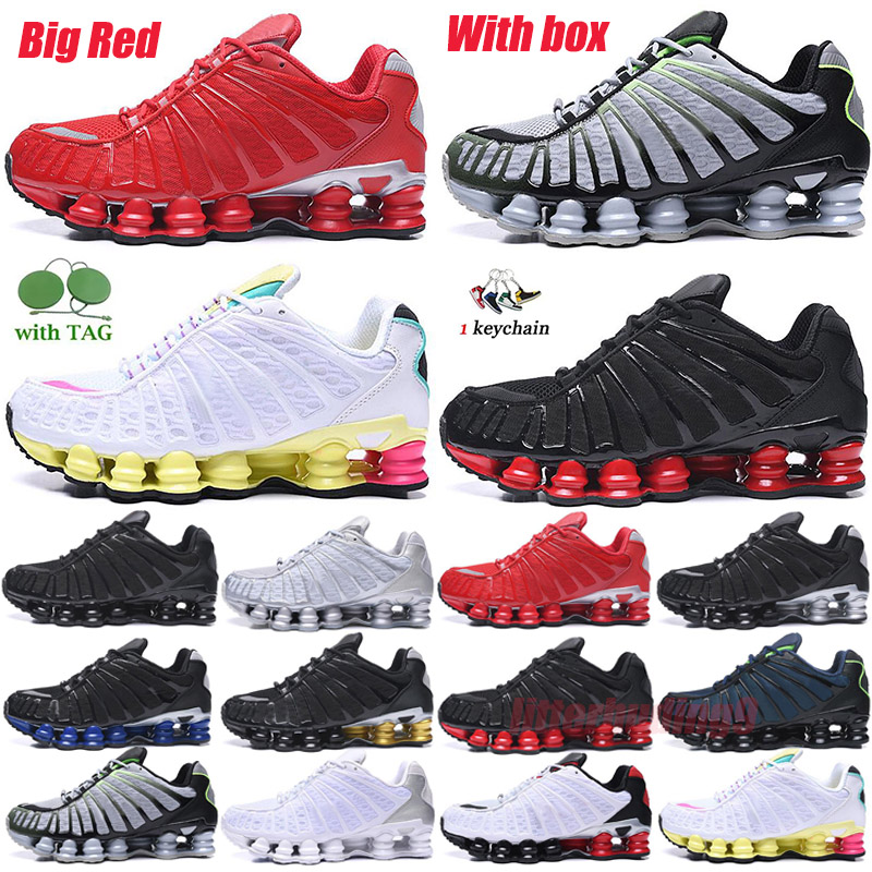 Shox TL Men Women Running Shoes All black White yellow Black Bolan Grey green Mens Womens Trainers Sports Sneakers Runners, Big red 40-- 46
Shox TL Men Women Running Shoes All black White yellow Black Bolan Grey green Mens Womens Trainers Sports Sneakers Runners, Big red 40-- 46