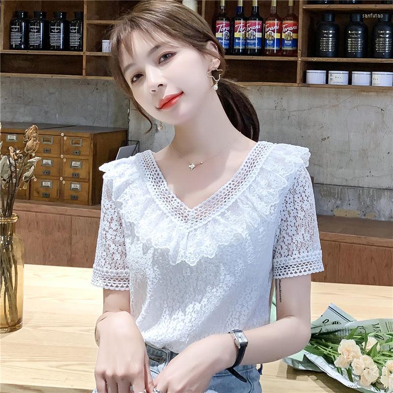 Women' Blouses Korean V Neck Sweet Clothing Large Size Solid Shirt Women Blouse Summer Lolita Cute Tops And Lace Patchwork Blusas, Black
Women' Blouses Korean V Neck Sweet Clothing Large Size Solid Shirt Women Blouse Summer Lolita Cute Tops And Lace Patchwork Blusas, Black