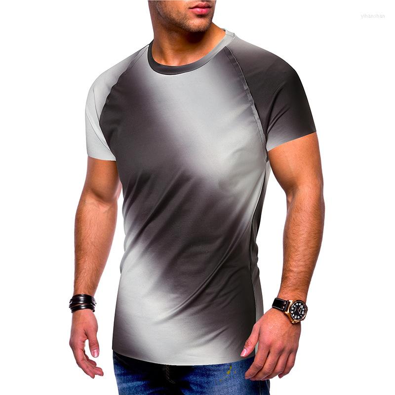 Men's T Shirts Fashion Gradient Patchwork Casual Short Sleeve T-Shirt Men Summer Slim Tops Tees Male Blouse Tshirt For, Black
Men's T Shirts Fashion Gradient Patchwork Casual Short Sleeve T-Shirt Men Summer Slim Tops Tees Male Blouse Tshirt For, Black