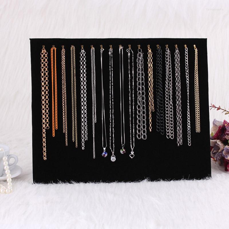 Jewelry Pouches Simple 17 Hooks Display Stand For Women Fashion Necklace Dangling Pendant Chain Rack Accessories
Jewelry Pouches Simple 17 Hooks Display Stand For Women Fashion Necklace Dangling Pendant Chain Rack Accessories
