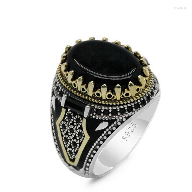 Wedding Rings Vintage Tow Tone Pattern Crown Opening For Men And Women Black CZ Stone Inlay Punk Fashion Jewelry Party Gifts
Wedding Rings Vintage Tow Tone Pattern Crown Opening For Men And Women Black CZ Stone Inlay Punk Fashion Jewelry Party Gifts