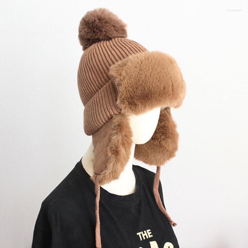 Berets Fur Winter Hats For Women 2022 Bomber Hat With Earflaps Outdoor Snow Skiing Cap Thick Warm Plush Fluffy Woman, Black
Berets Fur Winter Hats For Women 2022 Bomber Hat With Earflaps Outdoor Snow Skiing Cap Thick Warm Plush Fluffy Woman, Black