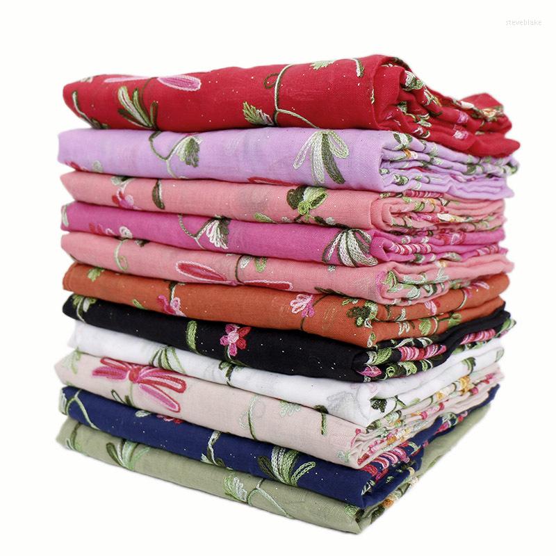 Scarves Fashion Glitter Cotton Women Scarf Flower Embroidered Ladies Shawl Wrap Muslim Hijabs Turban Headscarf 2022 200 90cm
Scarves Fashion Glitter Cotton Women Scarf Flower Embroidered Ladies Shawl Wrap Muslim Hijabs Turban Headscarf 2022 200 90cm