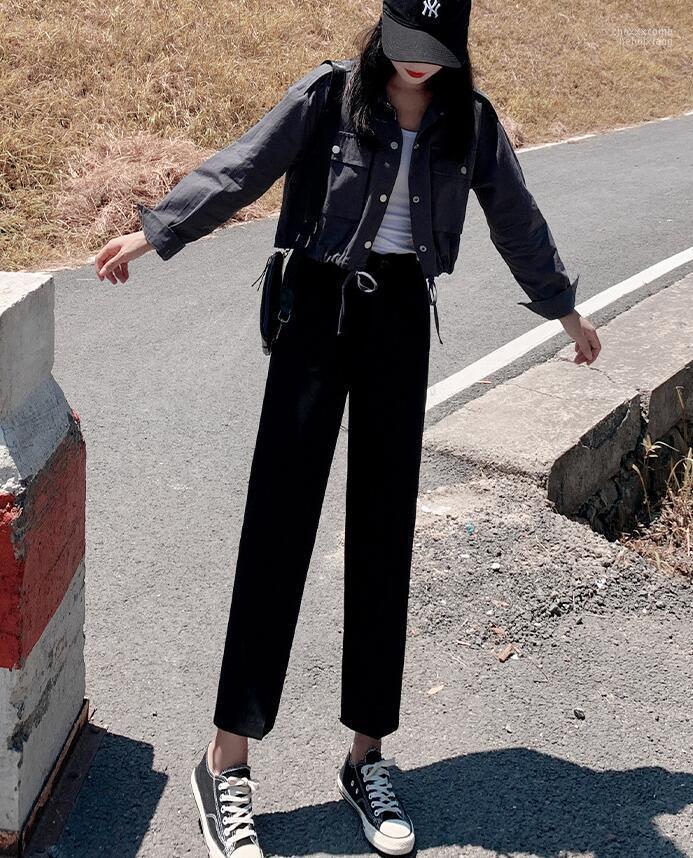 Women's Pants Straight Women Suits Autumn High-waist Elastic Casual Chiffon Trousers Women's & Capris, 001
Women's Pants Straight Women Suits Autumn High-waist Elastic Casual Chiffon Trousers Women's & Capris, 001