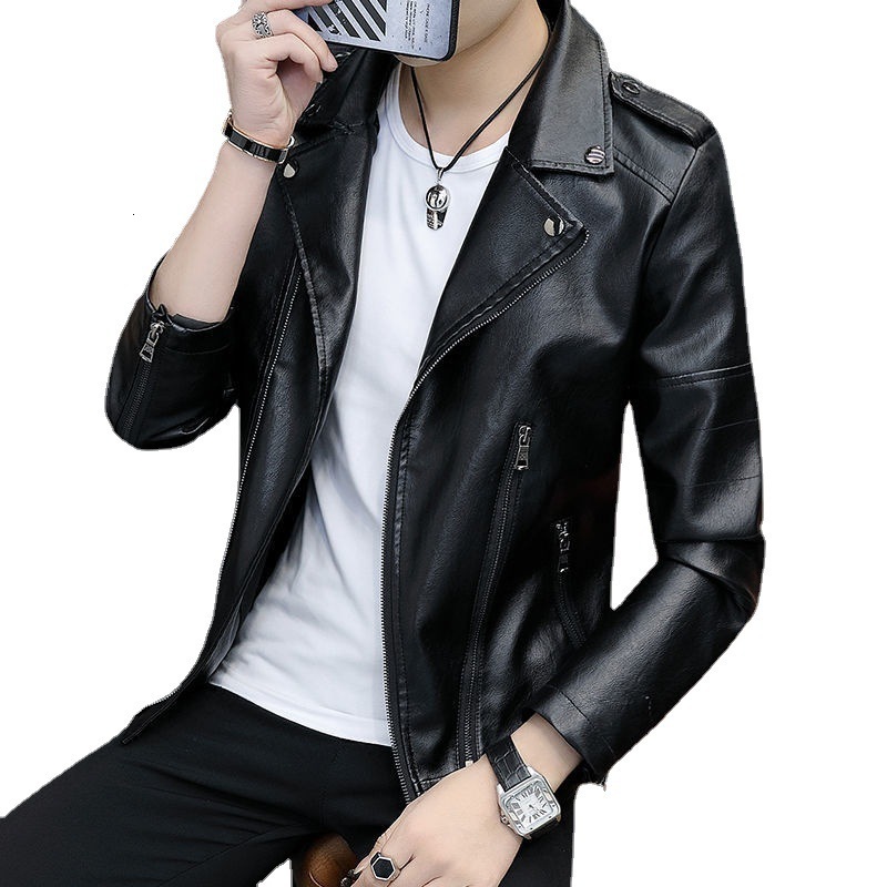 Men's Fur Faux Fur autumn winter men's leather jacket Biker Coat handsome PU leather jacket Korean Slim Fit Side zipper leather jacket 221114, Green
Men's Fur Faux Fur autumn winter men's leather jacket Biker Coat handsome PU leather jacket Korean Slim Fit Side zipper leather jacket 221114, Green
