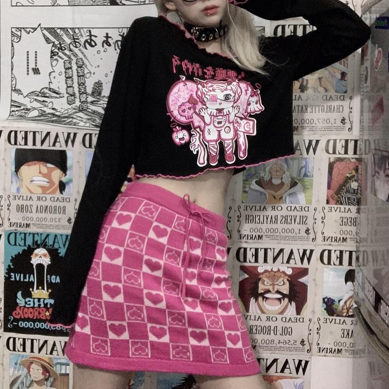 Women' T Shirts Women Spring Japanese Harajuku Long Sleeve Tshirt Dark Anime Print Crop Top Student Black Loose Cute Girls Tee Shirt, Black short
Women' T Shirts Women Spring Japanese Harajuku Long Sleeve Tshirt Dark Anime Print Crop Top Student Black Loose Cute Girls Tee Shirt, Black short