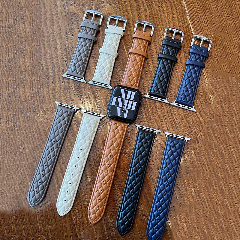 YEZHOU 38/40/41/42/44/45mm genuine leather smart watch band Strap for Apple Watch Diamond Plaid Classic Style with First Layer Cow Leather
YEZHOU 38/40/41/42/44/45mm genuine leather smart watch band Strap for Apple Watch Diamond Plaid Classic Style with First Layer Cow Leather