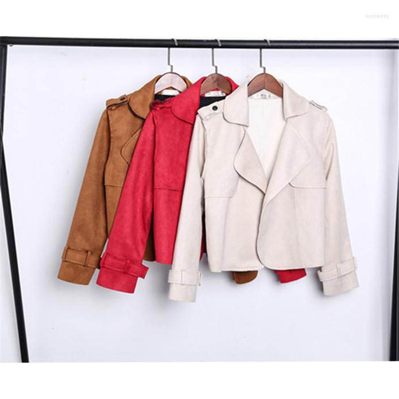 Women' Trench Coats 2022 Spring Autumn Long Sleeve Trenchs Women Slim Faux Suede Coat Students Solid Windbreaker Short Outwear AB1004, Beige
Women' Trench Coats 2022 Spring Autumn Long Sleeve Trenchs Women Slim Faux Suede Coat Students Solid Windbreaker Short Outwear AB1004, Beige