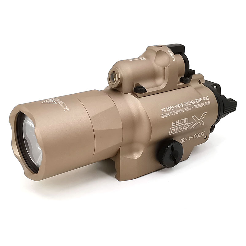 Tactical Accessories LED torch light SOTAC-GEAR SF X400 Series X400U Tactical Hunting Flashlight With Red Laser Sight 20mm Picatinny Weaver Rail Mount, Customize
Tactical Accessories LED torch light SOTAC-GEAR SF X400 Series X400U Tactical Hunting Flashlight With Red Laser Sight 20mm Picatinny Weaver Rail Mount, Customize