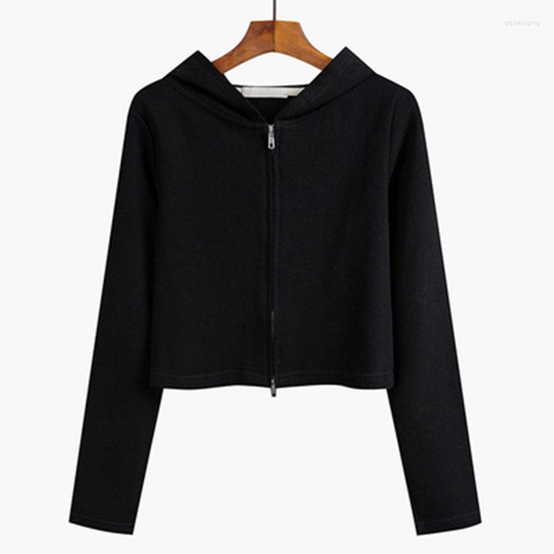 Women's Hoodies Sweatshirt Women Solid Color Long Sleeve Zipper Shirt Hooded Tops Streetwear, Black
Women's Hoodies Sweatshirt Women Solid Color Long Sleeve Zipper Shirt Hooded Tops Streetwear, Black