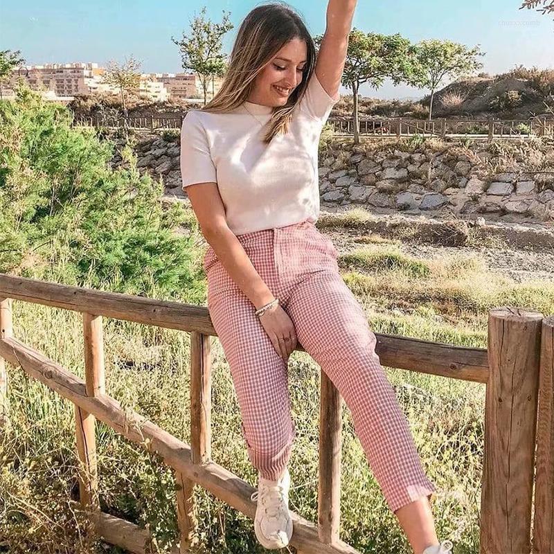 Women' Pants Women' & Capris Foridol Checkered High Waist Bottoms Fashion Streetwear Plaid Pantalon 2022 Chic Hippie Pencil, Pink
Women' Pants Women' & Capris Foridol Checkered High Waist Bottoms Fashion Streetwear Plaid Pantalon 2022 Chic Hippie Pencil, Pink