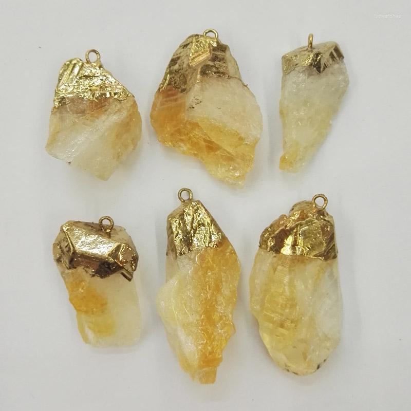 Pendant Necklaces Wholesale Natural Yellow Quartz Stone Pendants Irregular Shape Charms 6pcs/lot
Pendant Necklaces Wholesale Natural Yellow Quartz Stone Pendants Irregular Shape Charms 6pcs/lot