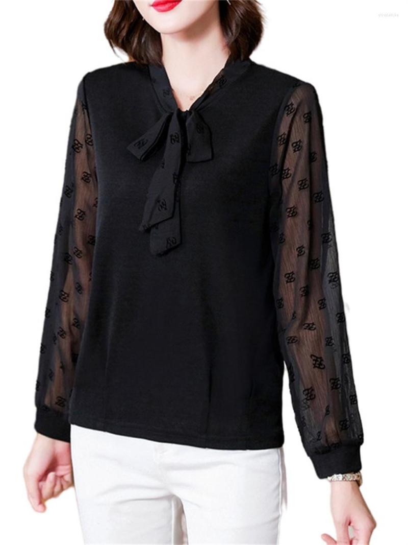 Women's Blouses 4XL Women Spring Autumn Shirts Lady Fashion Casual Long Sleeve Bow Tie Collar Lace Embroidery Blusas Tops CT0518, Black
Women's Blouses 4XL Women Spring Autumn Shirts Lady Fashion Casual Long Sleeve Bow Tie Collar Lace Embroidery Blusas Tops CT0518, Black