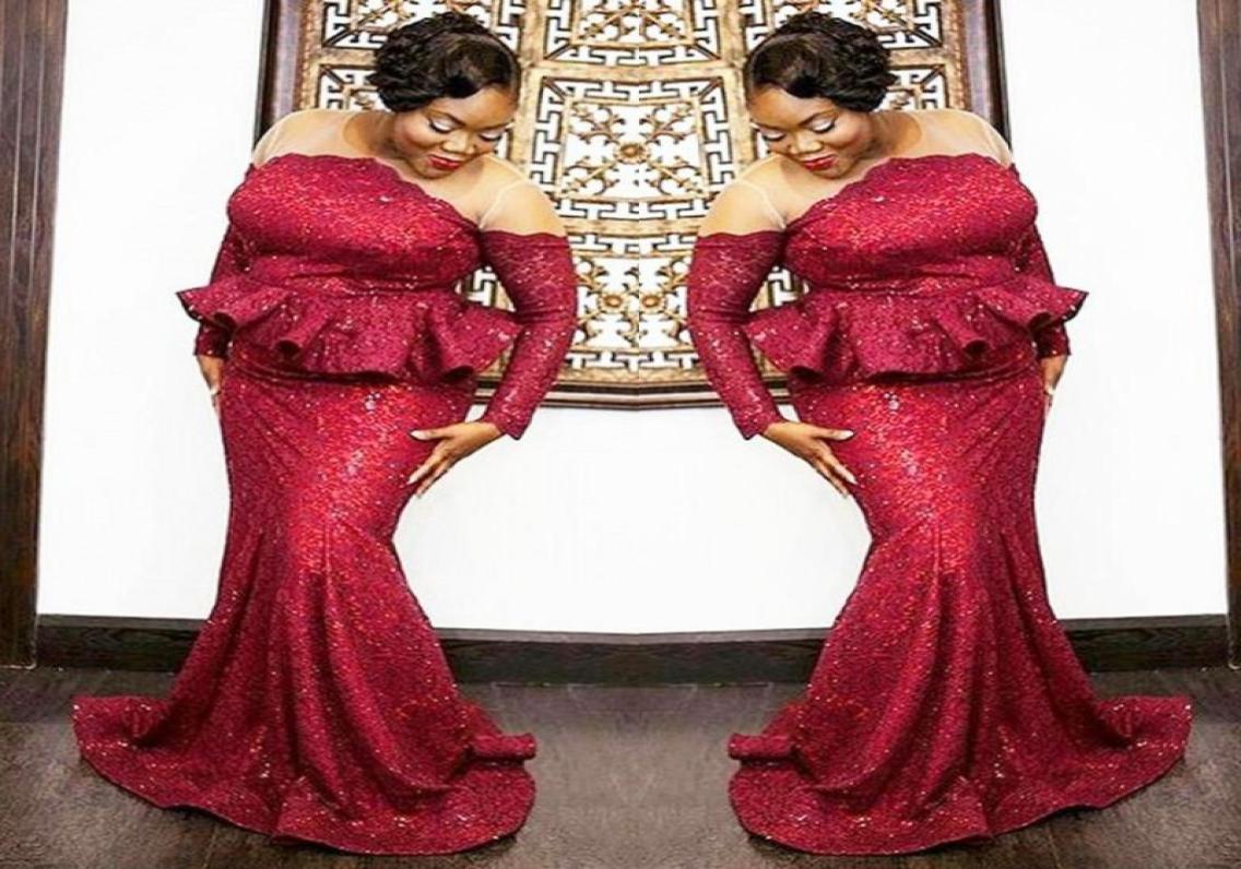 Plus Size South African Prom Dresses 2018 Dark Red Sequined Long Sleeves Evening Gowns Sheer Neck Peplum Mermaid Women Party Vesti8699157, Light purple
Plus Size South African Prom Dresses 2018 Dark Red Sequined Long Sleeves Evening Gowns Sheer Neck Peplum Mermaid Women Party Vesti8699157, Light purple
