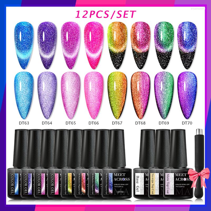Nail Art Kits Meet Across 12pcs Reflective Cat Eye Gel Polish Set Fluorescent Neon Magnetic Varnishes With Base Top Coat Magnet Stick Kit
Nail Art Kits Meet Across 12pcs Reflective Cat Eye Gel Polish Set Fluorescent Neon Magnetic Varnishes With Base Top Coat Magnet Stick Kit