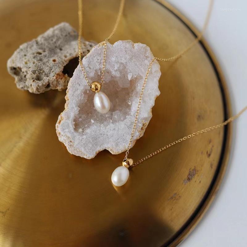 Chains YBWL Cute Freshwater Pearl Pendant Necklace For Women Stainless Steel Chain With Oval Natural Bride ChokerWedding Jewelry
Chains YBWL Cute Freshwater Pearl Pendant Necklace For Women Stainless Steel Chain With Oval Natural Bride ChokerWedding Jewelry