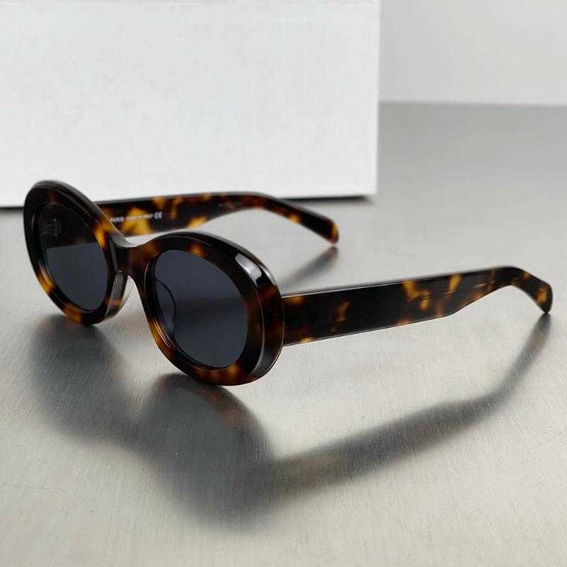 Sunglasses France Arc De Triomphe Vintage For Woman Sexy Cat Eye Glasses Oval Acetate Protective Driving Eyewear Ladies 40194SunglassesSungl