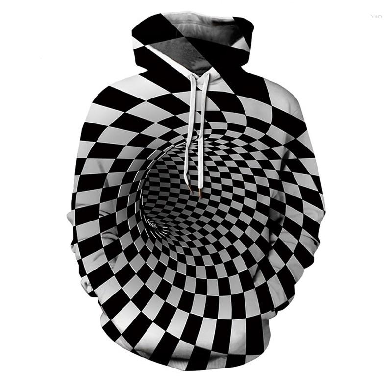 Men' Hoodies Hoodie Sweatshirt Men And Women 3D Black White Pattern Design Vertigo Printed Tops
Men' Hoodies Hoodie Sweatshirt Men And Women 3D Black White Pattern Design Vertigo Printed Tops