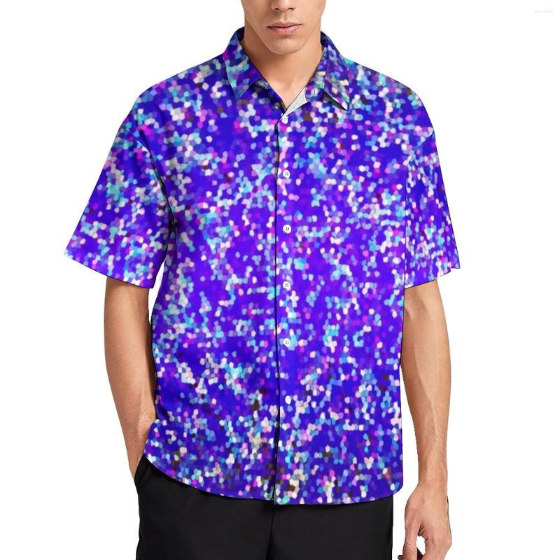 Men's Casual Shirts Sequins Print Hawaii Shirt Glitter Graphic Purple Mens Aesthetic Blouses Summer Short-Sleeved, Style-4
Men's Casual Shirts Sequins Print Hawaii Shirt Glitter Graphic Purple Mens Aesthetic Blouses Summer Short-Sleeved, Style-4
