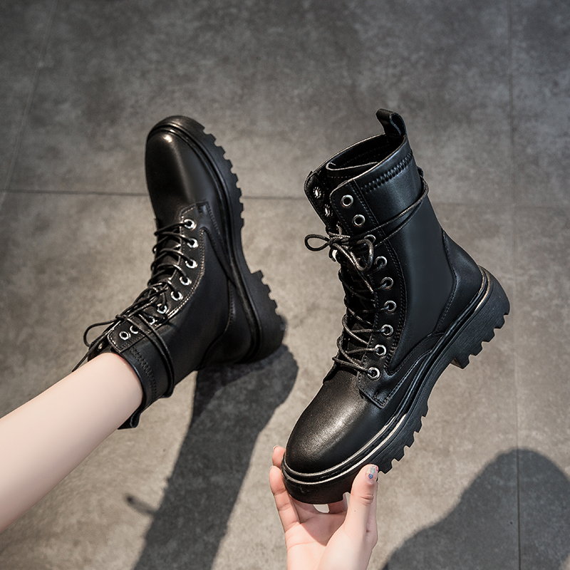 Boots Blanc noir en PU bottines femmes automne hiver bout rond chaussures lacets femme mode moto plateforme Botas 221114, Beige
Boots Blanc noir en PU bottines femmes automne hiver bout rond chaussures lacets femme mode moto plateforme Botas 221114, Beige