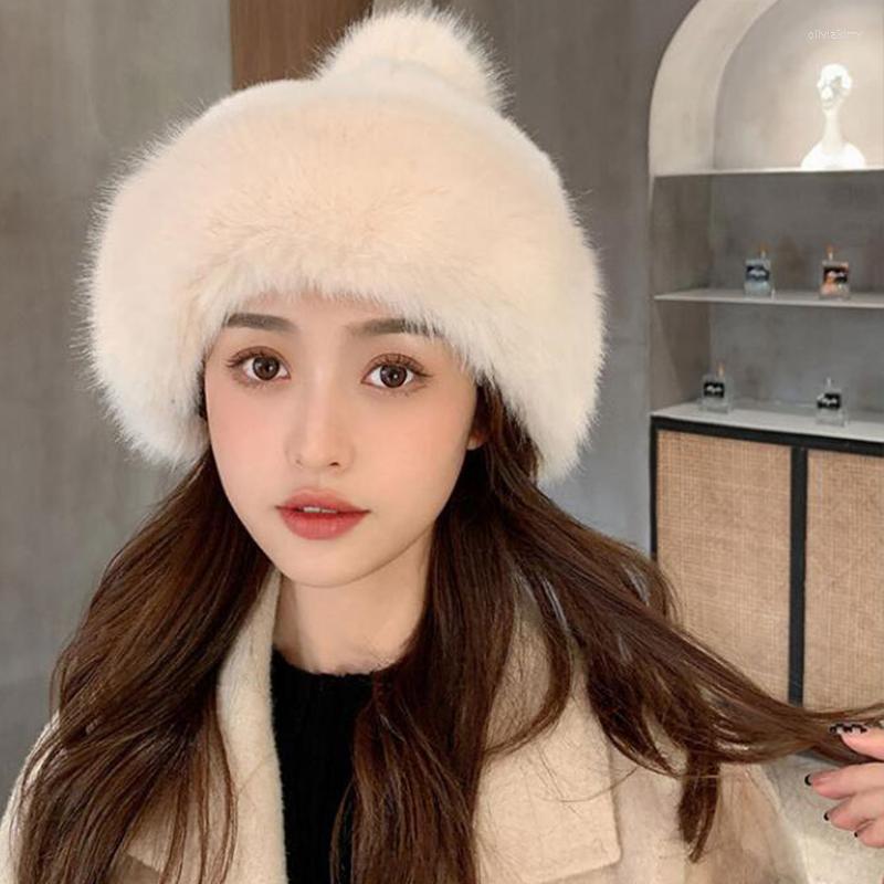 Berets Women Winter Fluffy Fake Faux Fur Hat Skullies Beanies Lady Thick Warm Ski Hats Bomber Headscarf
Berets Women Winter Fluffy Fake Faux Fur Hat Skullies Beanies Lady Thick Warm Ski Hats Bomber Headscarf