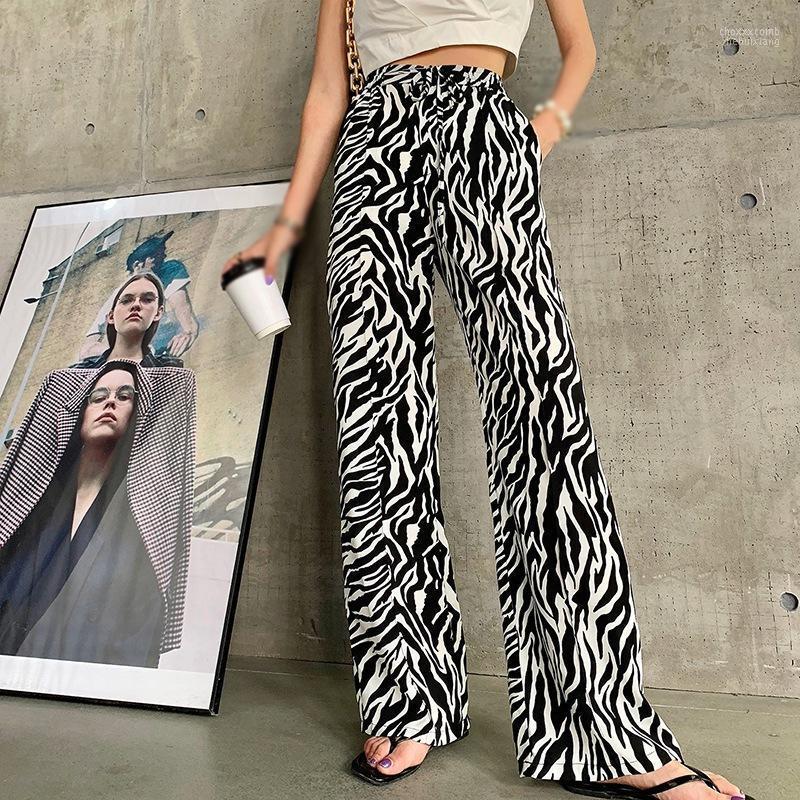 Women's Pants Women's & Capris Striped Wide-leg High-waisted Loose Thin Camouflage Pattern Drape Mopping Casual Female Korean, Black
Women's Pants Women's & Capris Striped Wide-leg High-waisted Loose Thin Camouflage Pattern Drape Mopping Casual Female Korean, Black