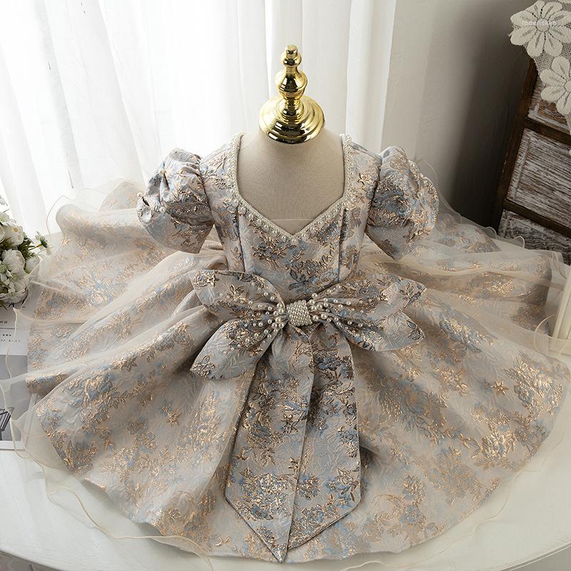 Ethnic Clothing Elegant Princess Formal Pearls Evening Dress Prom Party Ball Gown Pageant Little Bridesmaid Flower Girl Wedding Dresses
Ethnic Clothing Elegant Princess Formal Pearls Evening Dress Prom Party Ball Gown Pageant Little Bridesmaid Flower Girl Wedding Dresses