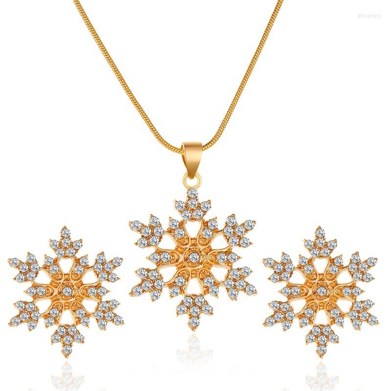 Necklace Earrings Set Temperament Simple Full Diamond Snowflake Stud Jewelry For Women Wedding Party Gift, Picture shown
Necklace Earrings Set Temperament Simple Full Diamond Snowflake Stud Jewelry For Women Wedding Party Gift, Picture shown