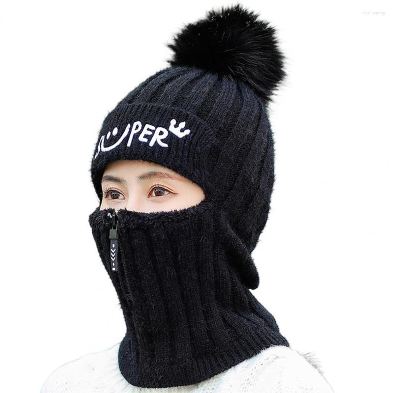 Berets Women Winter Thick Knitted Woolen Warmth Zipper Cap Neck Gaiter Outdoor Hat, Grey
Berets Women Winter Thick Knitted Woolen Warmth Zipper Cap Neck Gaiter Outdoor Hat, Grey