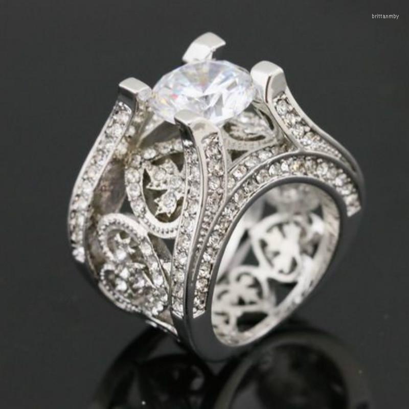 Wedding Rings Fashion Women Jewelry White Zircon Bridal For Engagement Party Set Gifts Size 6 7 8 9 10
Wedding Rings Fashion Women Jewelry White Zircon Bridal For Engagement Party Set Gifts Size 6 7 8 9 10