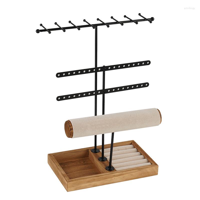 Jewelry Pouches Black Metal T-shaped Bracelet Ring Earring Organizer Holder Stand Necklace Display Rack With Storage Box Base
Jewelry Pouches Black Metal T-shaped Bracelet Ring Earring Organizer Holder Stand Necklace Display Rack With Storage Box Base