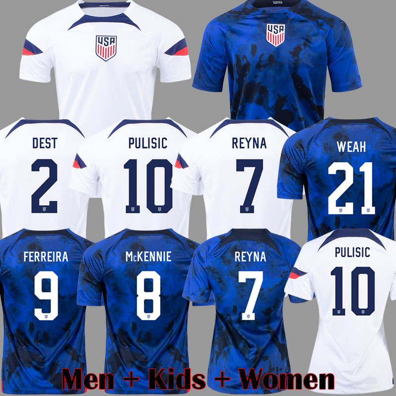 PULISIC MCKENNIE USWNT Soccer JerseyS AARONSON 2022 world cup Sargent MORGAN REYNA America United States Football Shirt men KIDS DEST MUSAH UsAs Robinson 999518, Away
PULISIC MCKENNIE USWNT Soccer JerseyS AARONSON 2022 world cup Sargent MORGAN REYNA America United States Football Shirt men KIDS DEST MUSAH UsAs Robinson 999518, Away