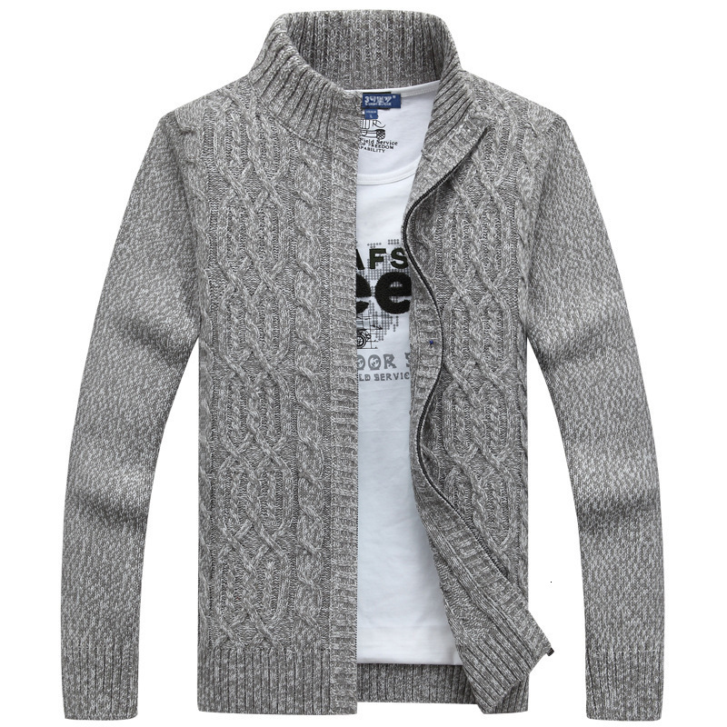 Men's Sweaters Autumn Winter Cardigan Men Sweater Fashion Stand Collar Warm Knitted Wear Casual Solid Color Striped Cardigan Men Masculino 221114, Black
Men's Sweaters Autumn Winter Cardigan Men Sweater Fashion Stand Collar Warm Knitted Wear Casual Solid Color Striped Cardigan Men Masculino 221114, Black