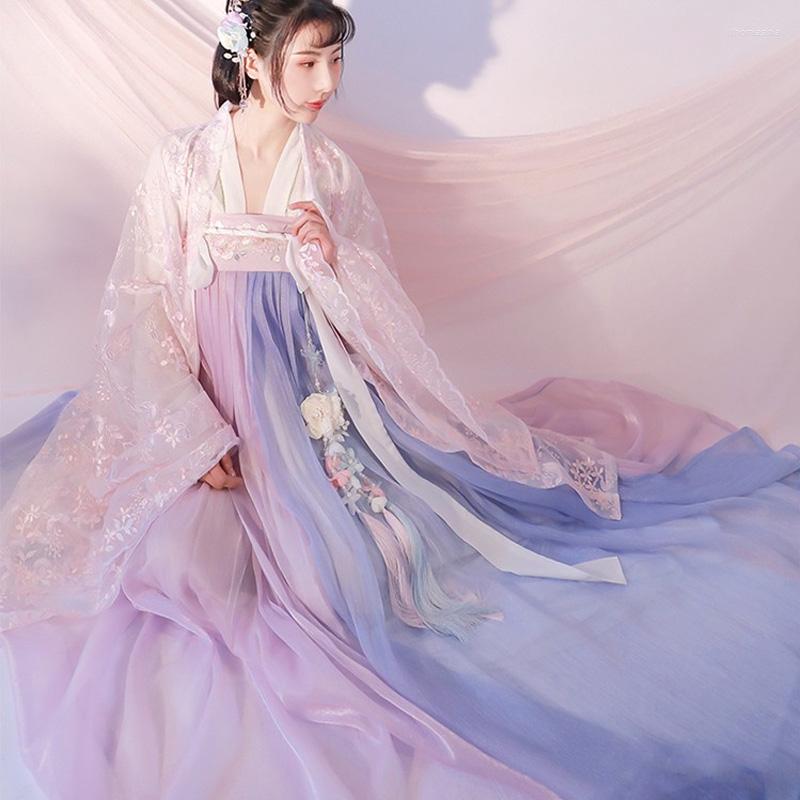 Stage Wear Ancient Chinese Hanfu Clothes Women Folk Dance Costume Lady Clothing Traditional Tang Princess Dress DWY2328, Picture shown
Stage Wear Ancient Chinese Hanfu Clothes Women Folk Dance Costume Lady Clothing Traditional Tang Princess Dress DWY2328, Picture shown