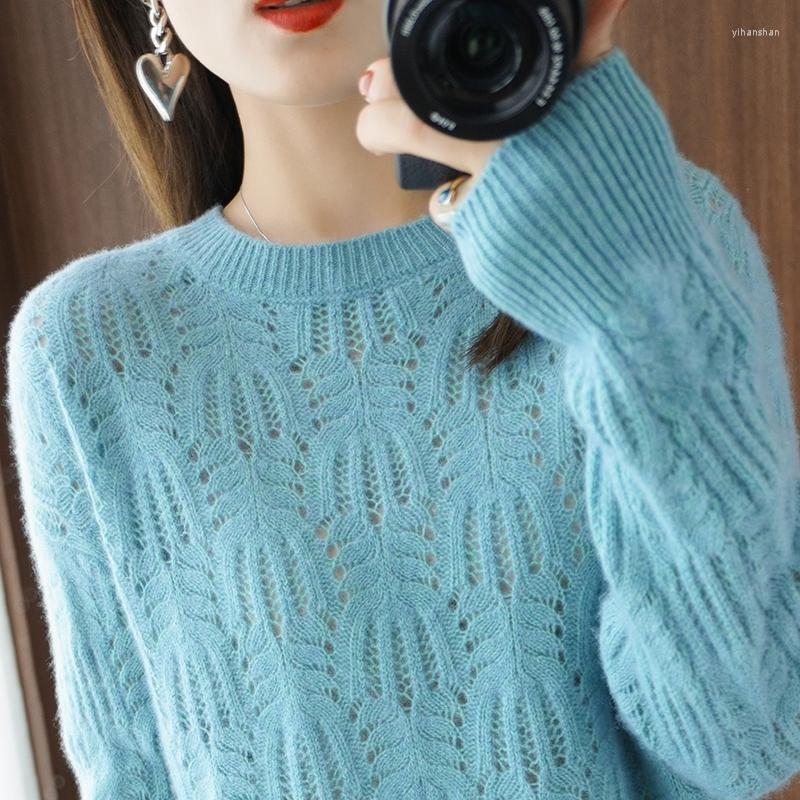 Women' Sweaters Wool Autumn And Winter Women' Round Neck Hollow Bottoming Sweater Loose All-match Pullover Knitted Cashmere, Pink
Women' Sweaters Wool Autumn And Winter Women' Round Neck Hollow Bottoming Sweater Loose All-match Pullover Knitted Cashmere, Pink