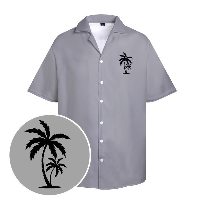Men's Casual Shirts Men's Grey Hawaii Tops Black Coconut Tree Logo Printed Clothing Y2k Button Down Summer Plus Size Cuban Collar, R101265
Men's Casual Shirts Men's Grey Hawaii Tops Black Coconut Tree Logo Printed Clothing Y2k Button Down Summer Plus Size Cuban Collar, R101265